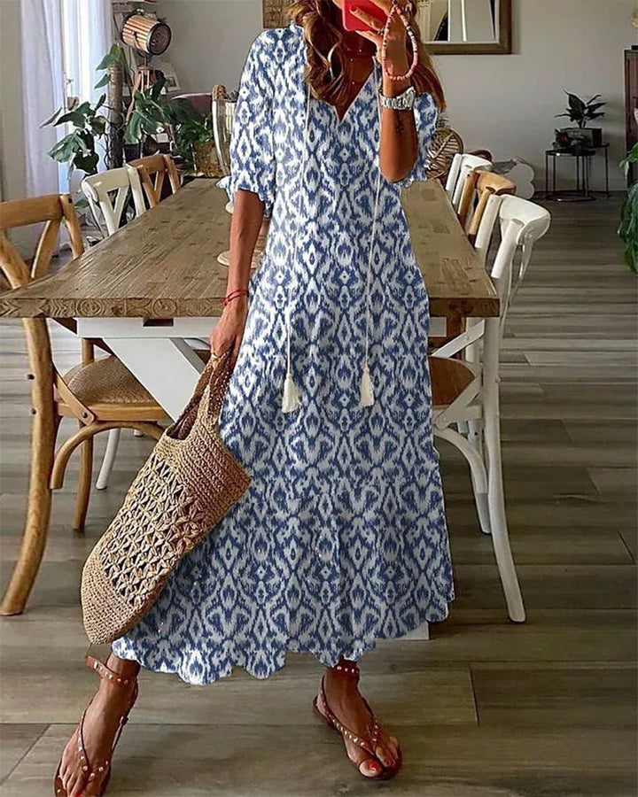 Willow | Women's Boho Tiered A-Line Summer Dress