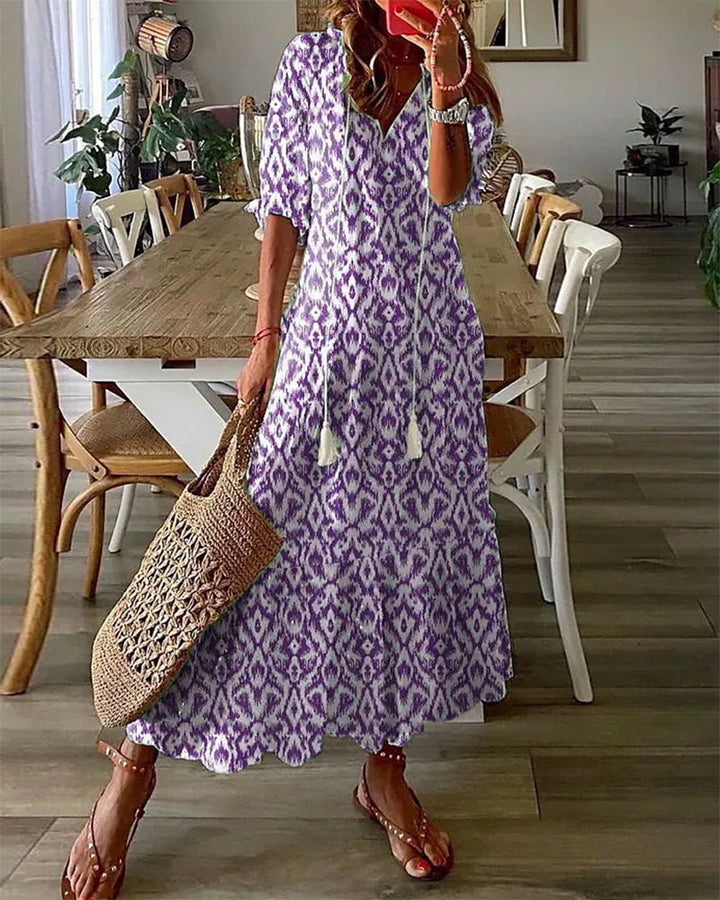 Willow | Women's Boho Tiered A-Line Summer Dress