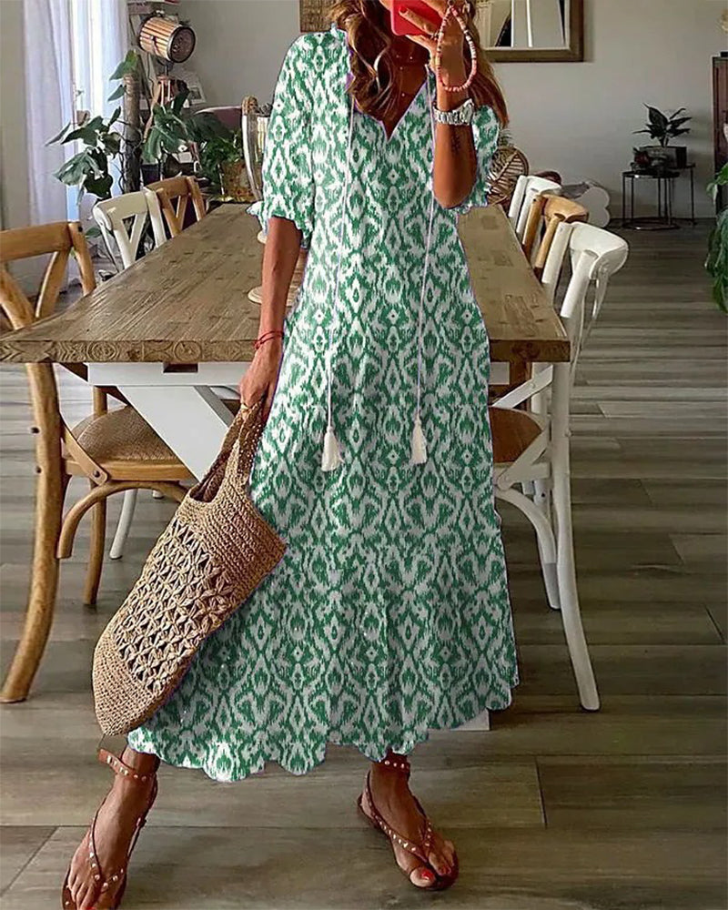 Willow | Women's Boho Tiered A-Line Summer Dress