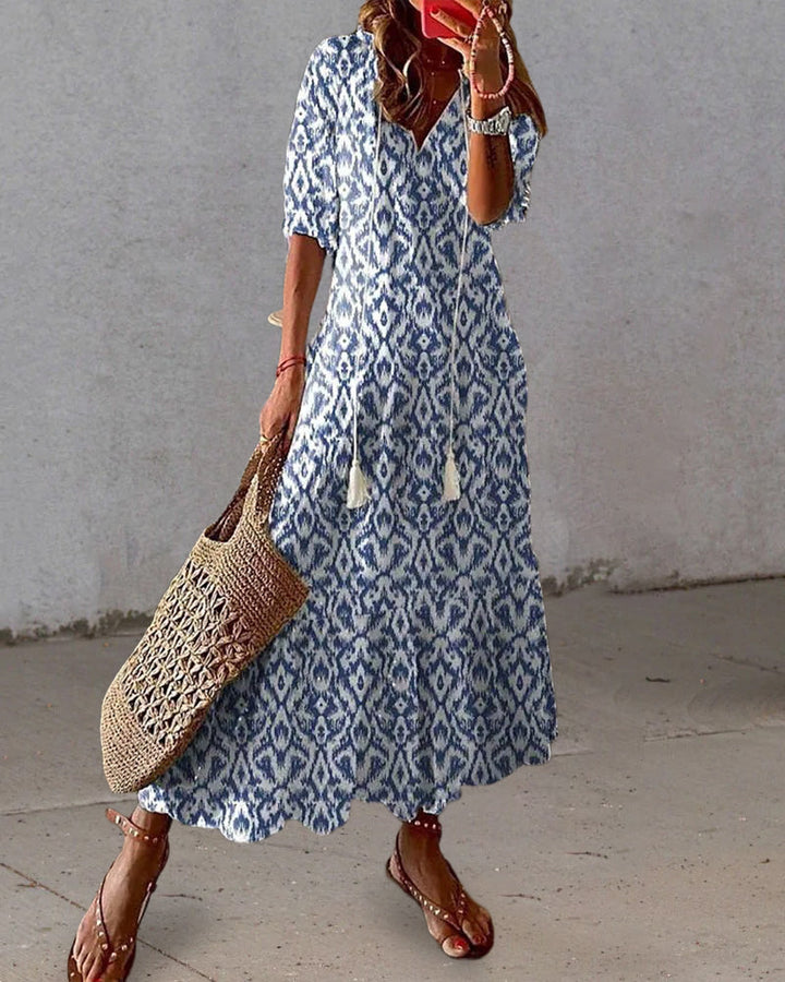 Willow | Women's Boho Tiered A-Line Summer Dress