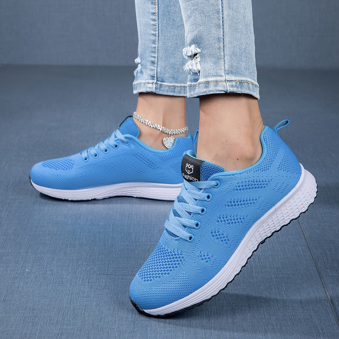 Nina | Women's Lace-Up Low Top Breathable Sneakers