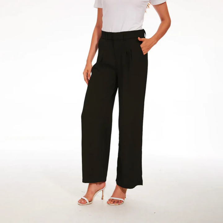 Amara | Women's High Waist Tailored Palazzo Pants