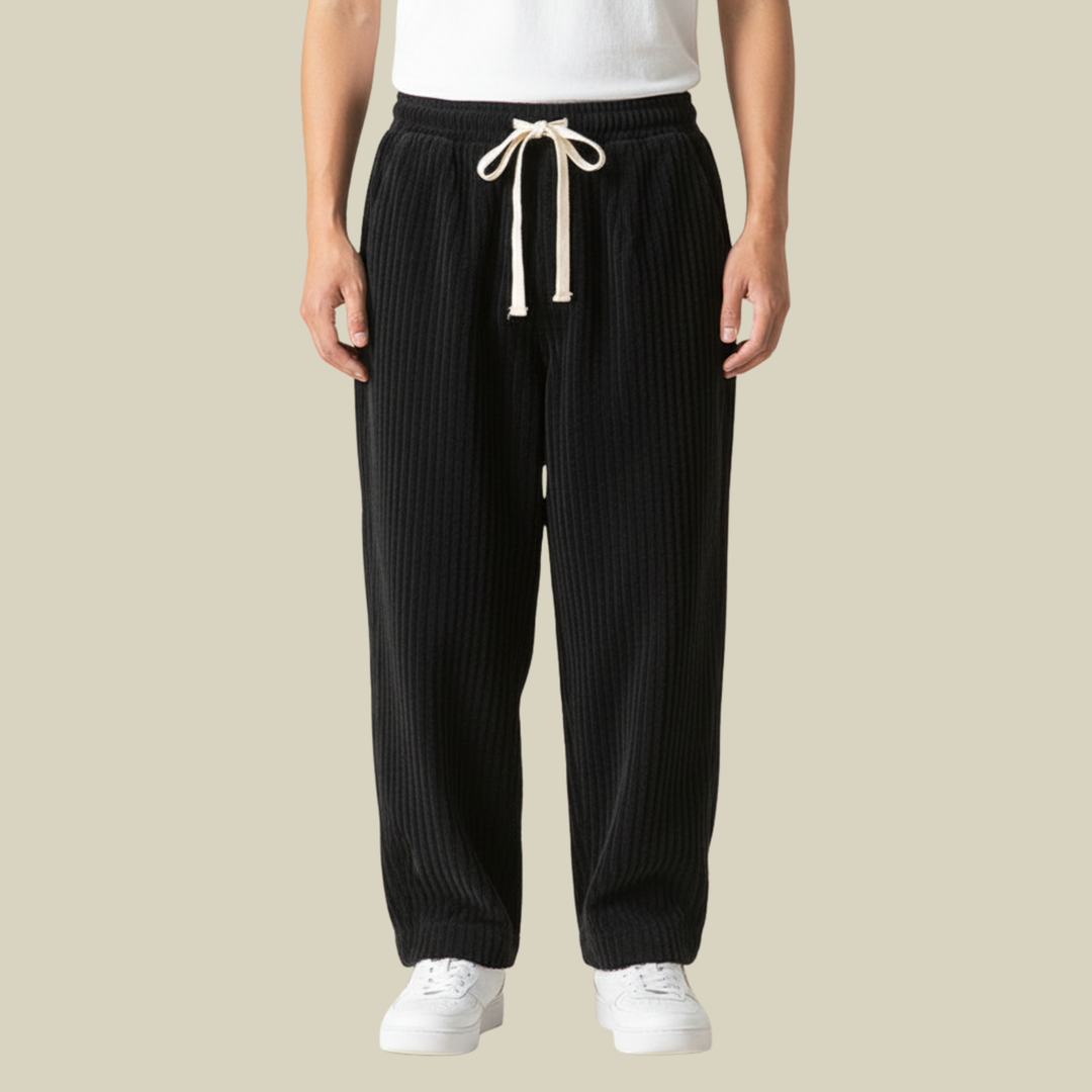 Noah | Men's Loose Fit Corduroy Drawstring Pants