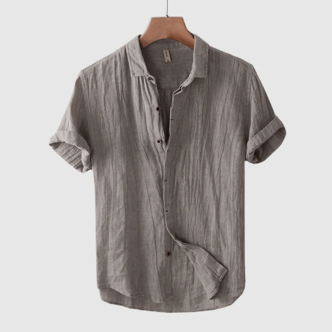 Adrian | Men's Breezy Linen Short Sleeve Shirt