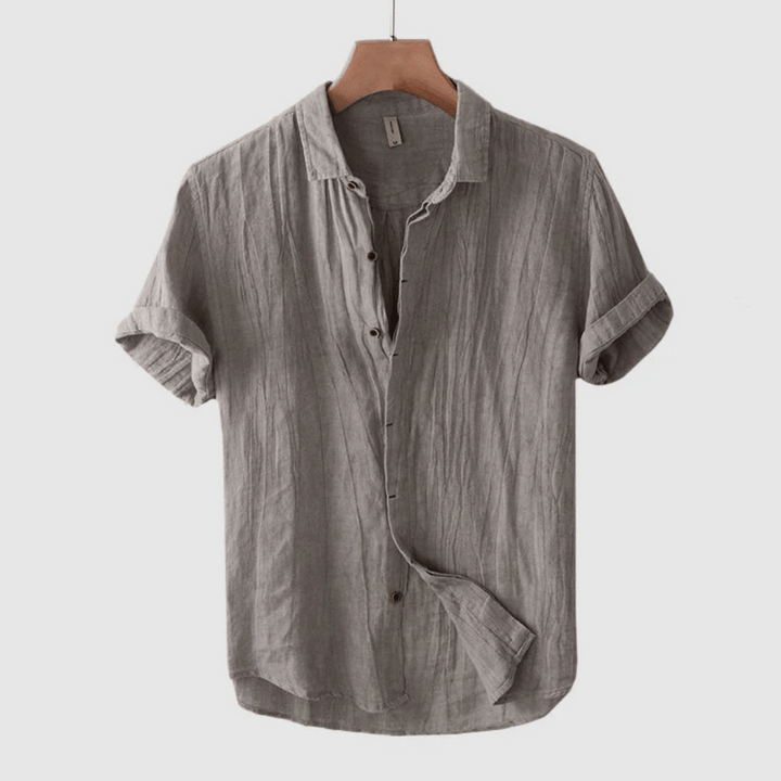 Adrian | Men's Breezy Linen Short Sleeve Shirt