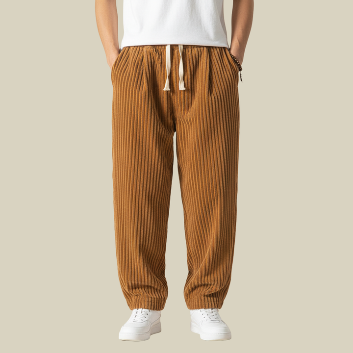 Noah | Men's Loose Fit Corduroy Drawstring Pants