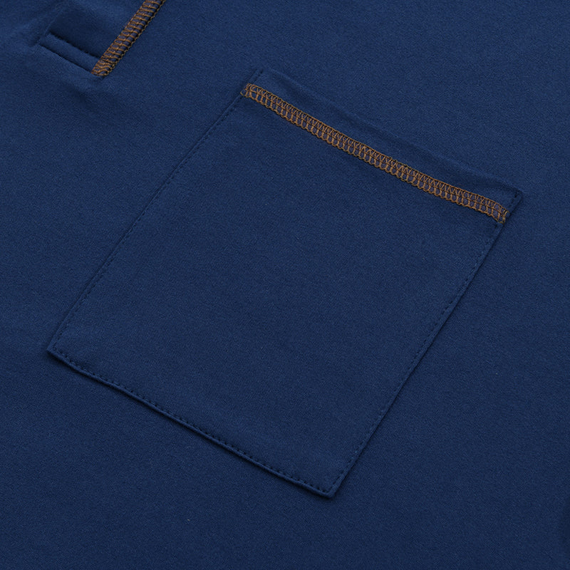 Lucas | Men's Slim-Fit Button Neck Henley T Shirt