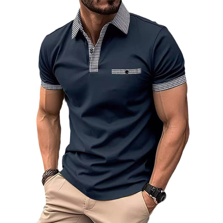 Oliver | Men's Contrast Collar Short Sleeve Polo Shirt