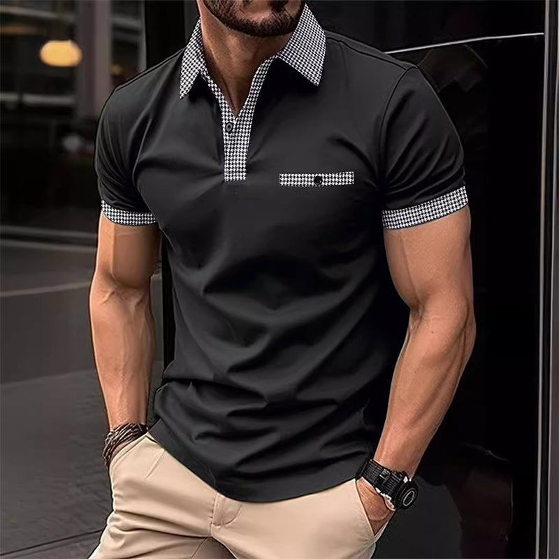 Oliver | Men's Contrast Collar Short Sleeve Polo Shirt