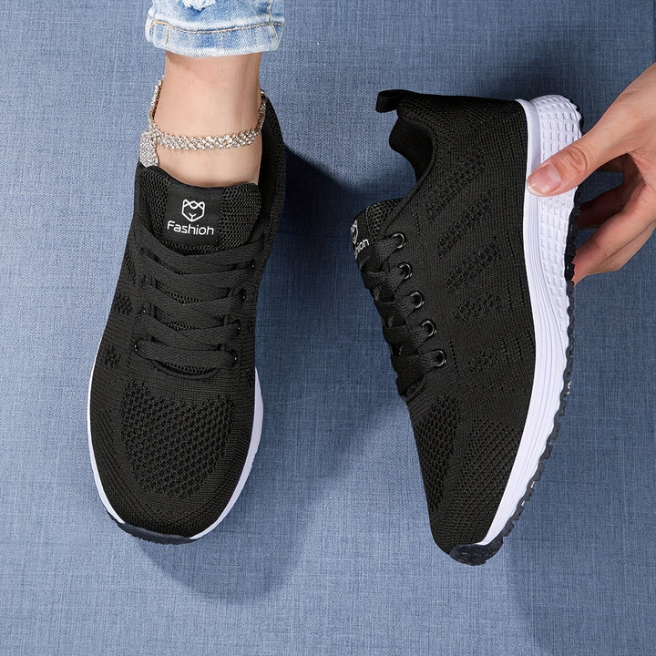 Nina | Women's Lace-Up Low Top Breathable Sneakers