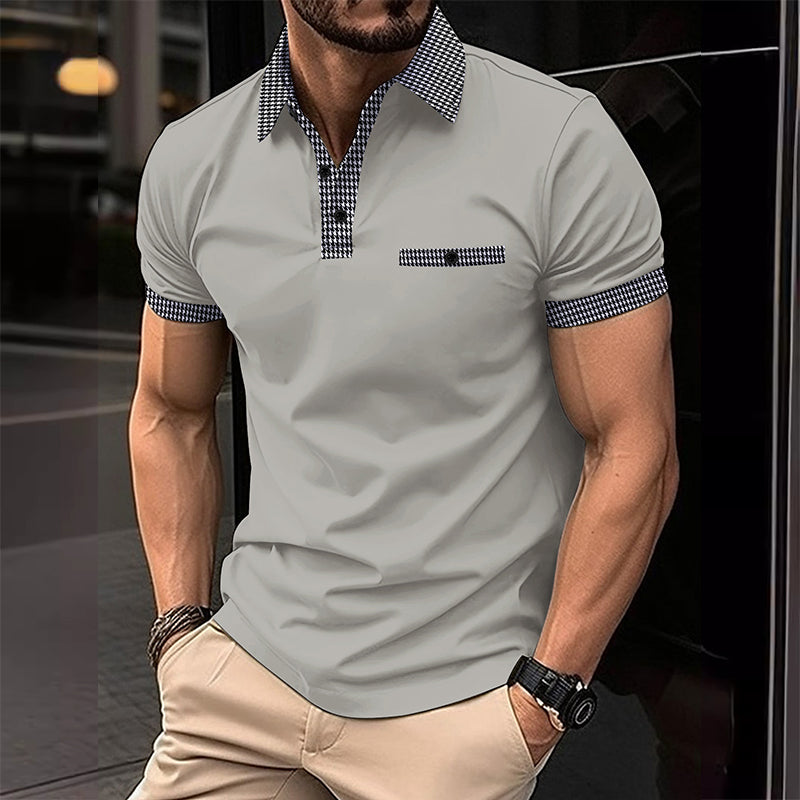 Oliver | Men's Contrast Collar Short Sleeve Polo Shirt