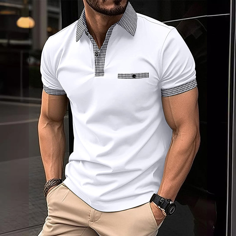 Oliver | Men's Contrast Collar Short Sleeve Polo Shirt