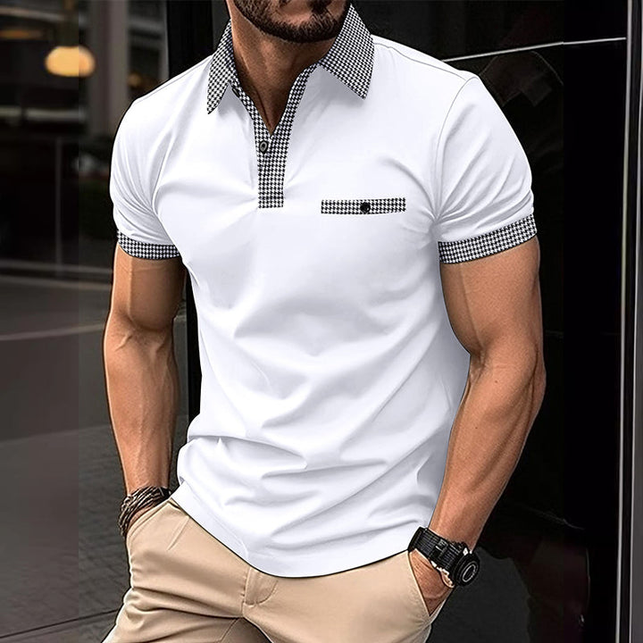 Oliver | Men's Contrast Collar Short Sleeve Polo Shirt
