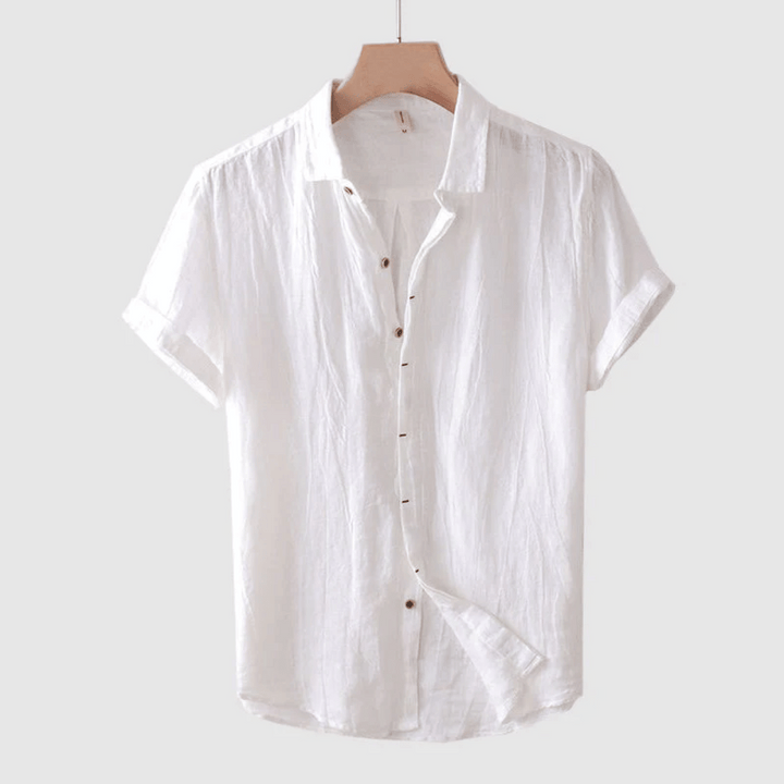 Adrian | Men's Breezy Linen Short Sleeve Shirt