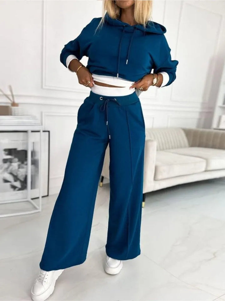 Mila | Women's Relaxed Hoodie & Wide-Leg Co-Ord Set