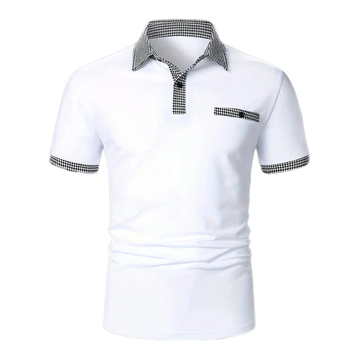 Oliver | Men's Contrast Collar Short Sleeve Polo Shirt