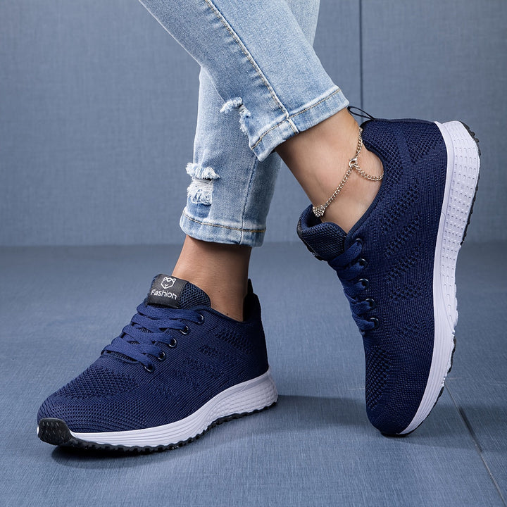 Nina | Women's Lace-Up Low Top Breathable Sneakers