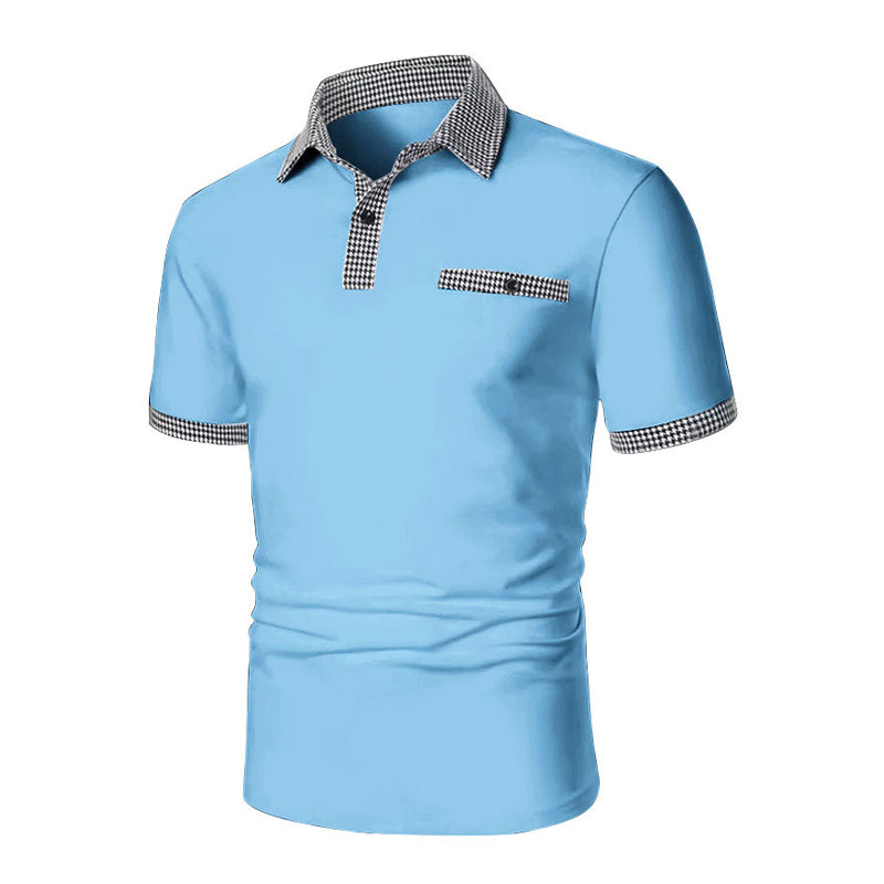Oliver | Men's Contrast Collar Short Sleeve Polo Shirt