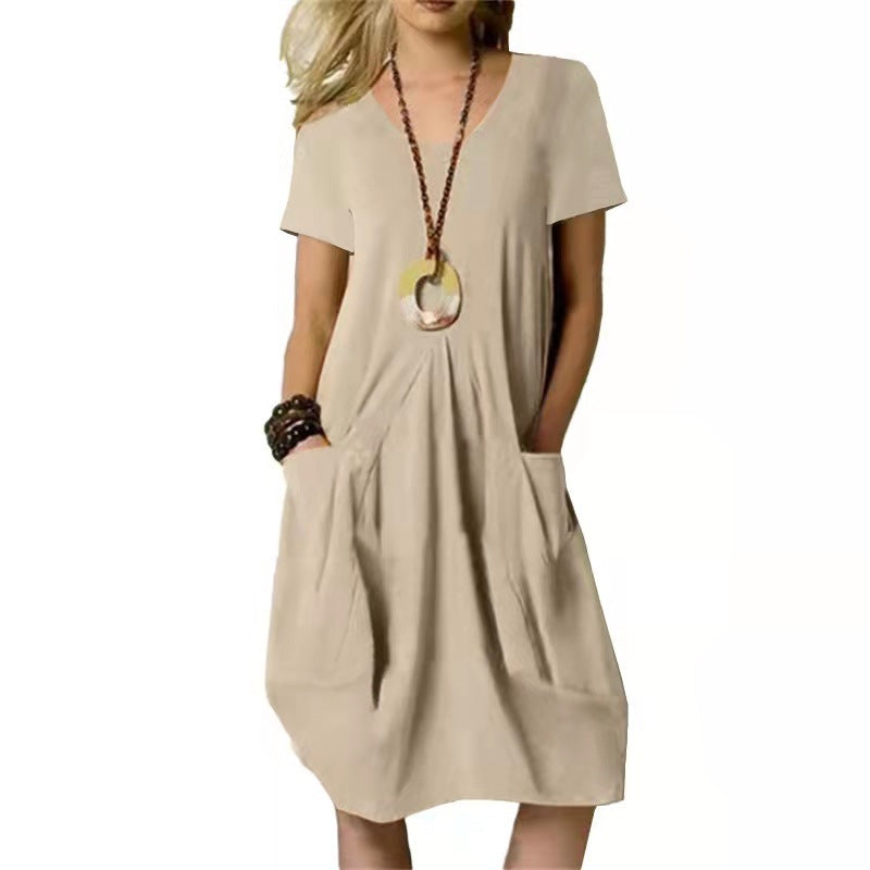 Nina | Women's Loose Fit Pocket Swing Dress