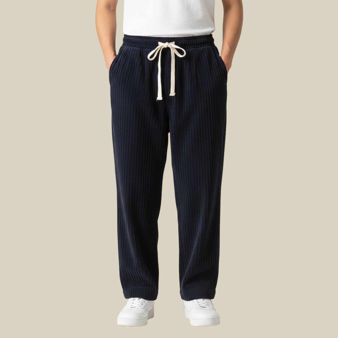 Noah | Men's Loose Fit Corduroy Drawstring Pants