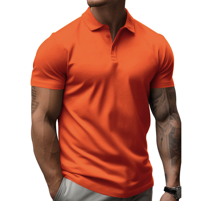 Lucas | Men's Fitted Short Sleeve Classic Polo Shirt