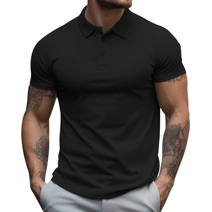 Lucas | Men's Fitted Short Sleeve Classic Polo Shirt