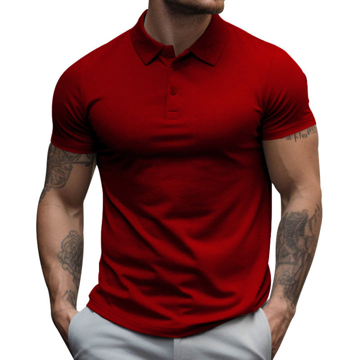 Lucas | Men's Fitted Short Sleeve Classic Polo Shirt