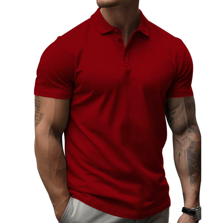 Lucas | Men's Fitted Short Sleeve Classic Polo Shirt