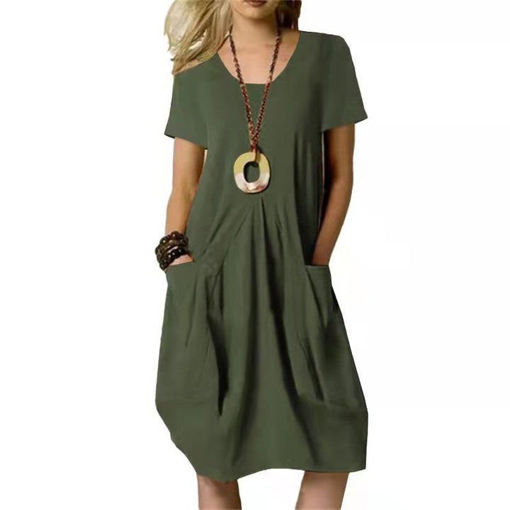 Nina | Women's Loose Fit Pocket Swing Dress