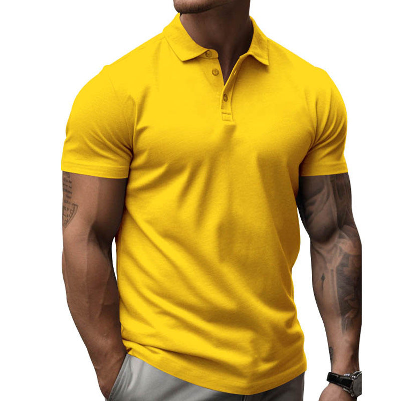 Lucas | Men's Fitted Short Sleeve Classic Polo Shirt