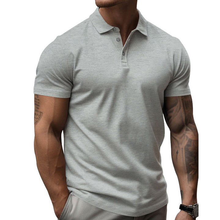 Lucas | Men's Fitted Short Sleeve Classic Polo Shirt