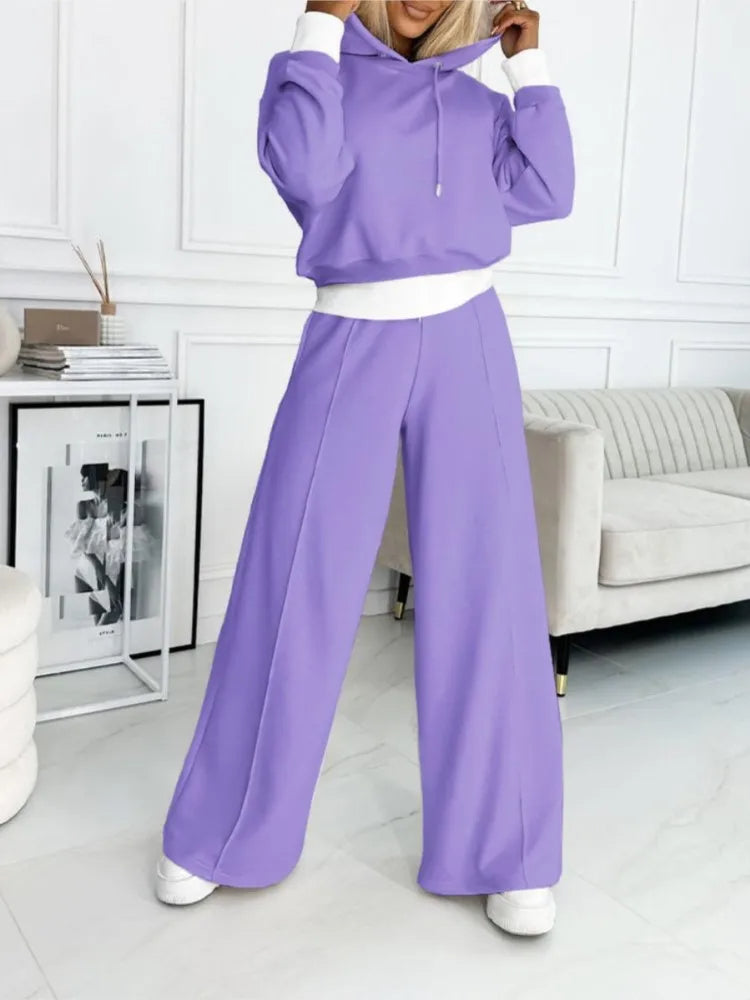 Mila | Women's Relaxed Hoodie & Wide-Leg Co-Ord Set