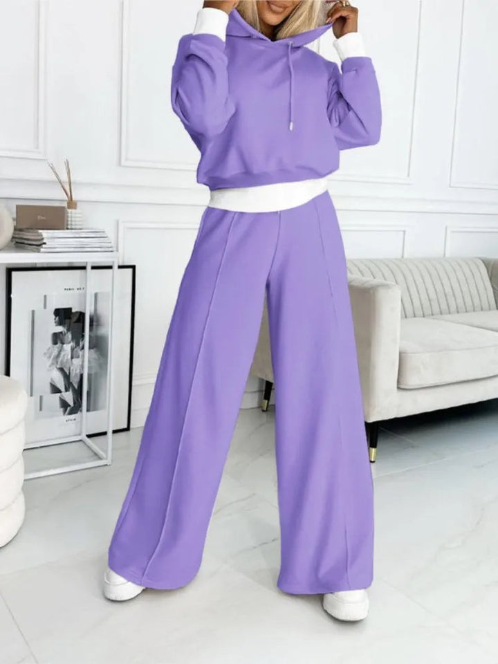 Mila | Women's Relaxed Hoodie & Wide-Leg Co-Ord Set