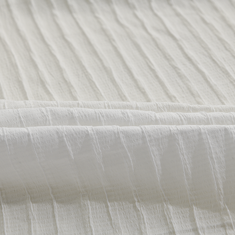 Theo | Men's Ribbed Slim Fit Linen Shirt