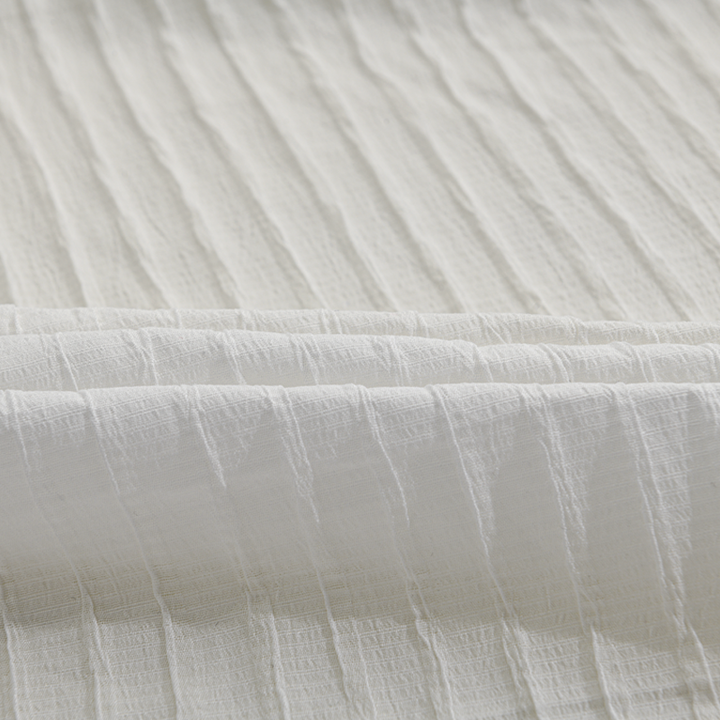 Theo | Men's Ribbed Slim Fit Linen Shirt