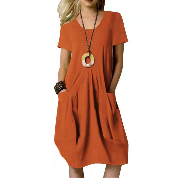 Nina | Women's Loose Fit Pocket Swing Dress