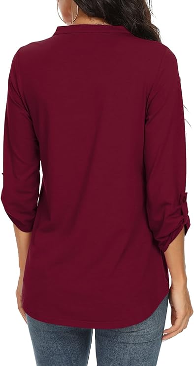 Luna | Women's Chiffon Bell Sleeve Blouse Top