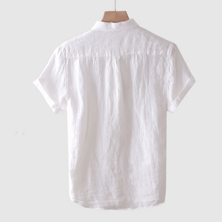 Adrian | Men's Breezy Linen Short Sleeve Shirt