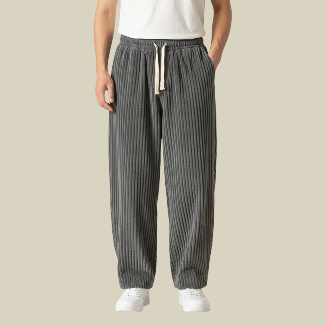 Noah | Men's Loose Fit Corduroy Drawstring Pants