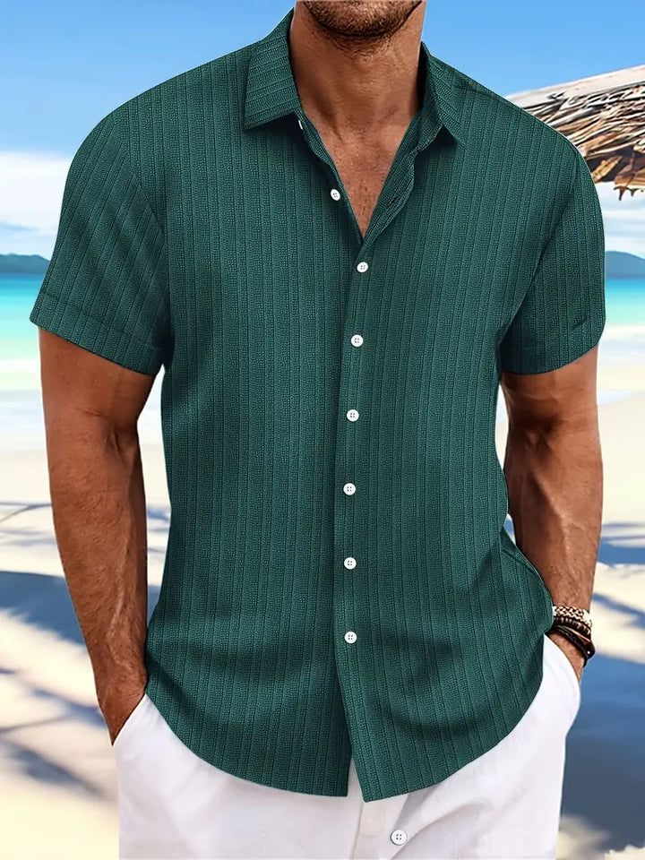 Felix | Men's Linen Short Sleeve Button Shirt