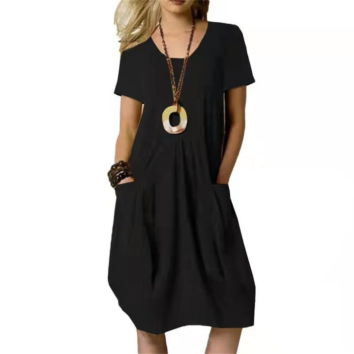 Nina | Women's Loose Fit Pocket Swing Dress