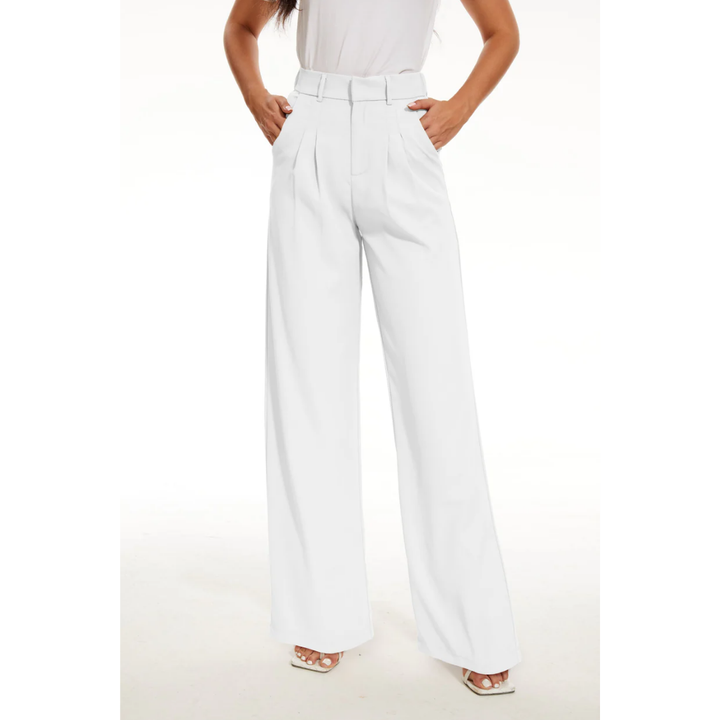 Amara | Women's High Waist Tailored Palazzo Pants