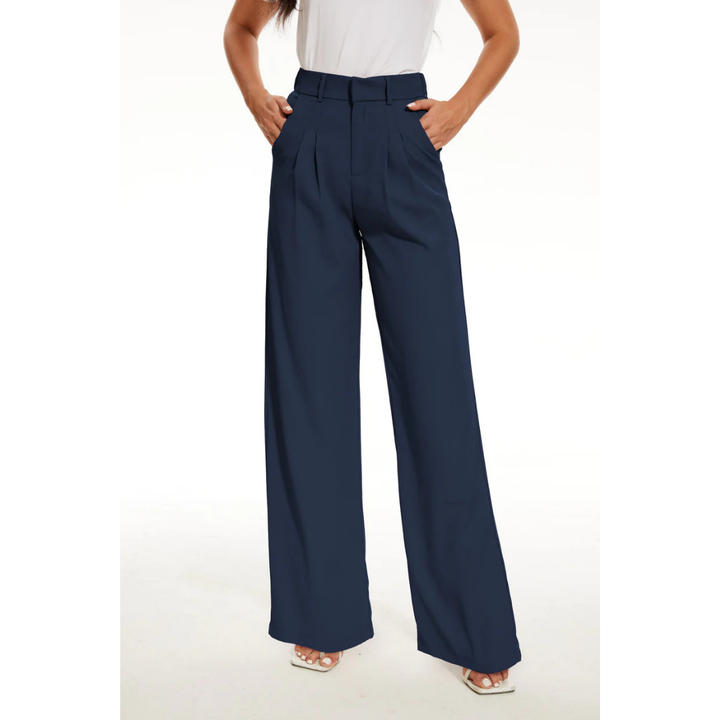 Amara | Women's High Waist Tailored Palazzo Pants