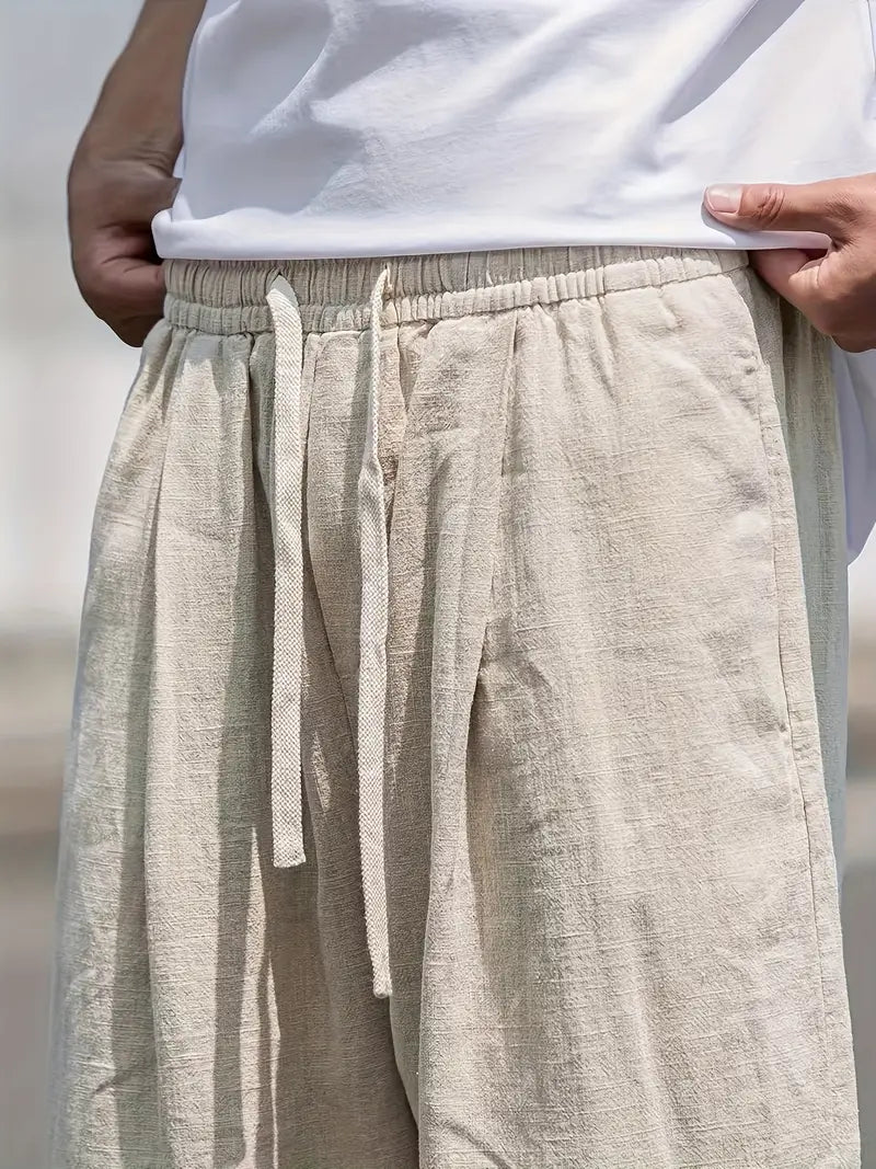 Luca | Men's Relaxed Linen Drawstring Summer Pants