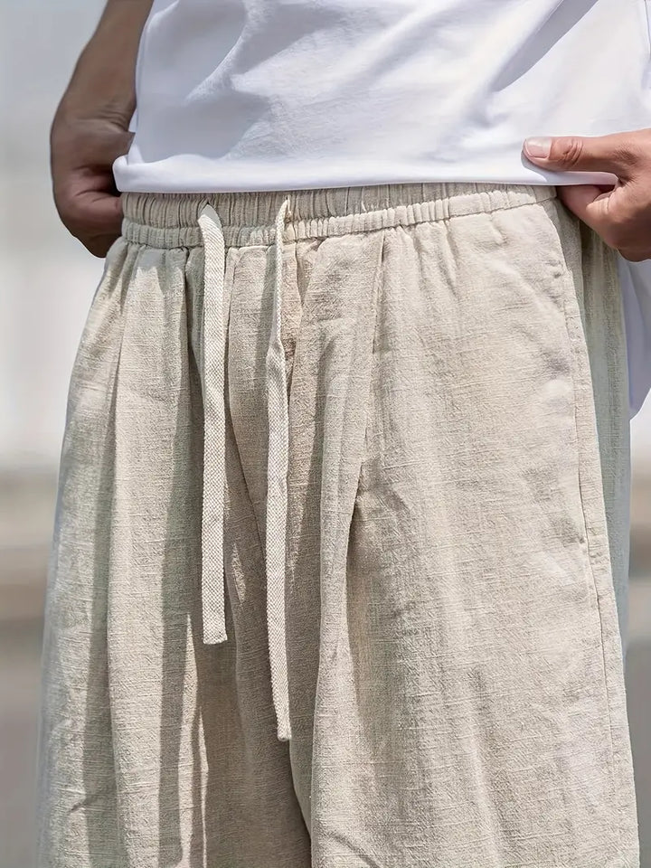 Luca | Men's Relaxed Linen Drawstring Summer Pants