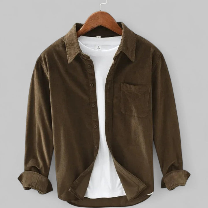 Hugo | Men's Corduroy Button Front Casual Shirt