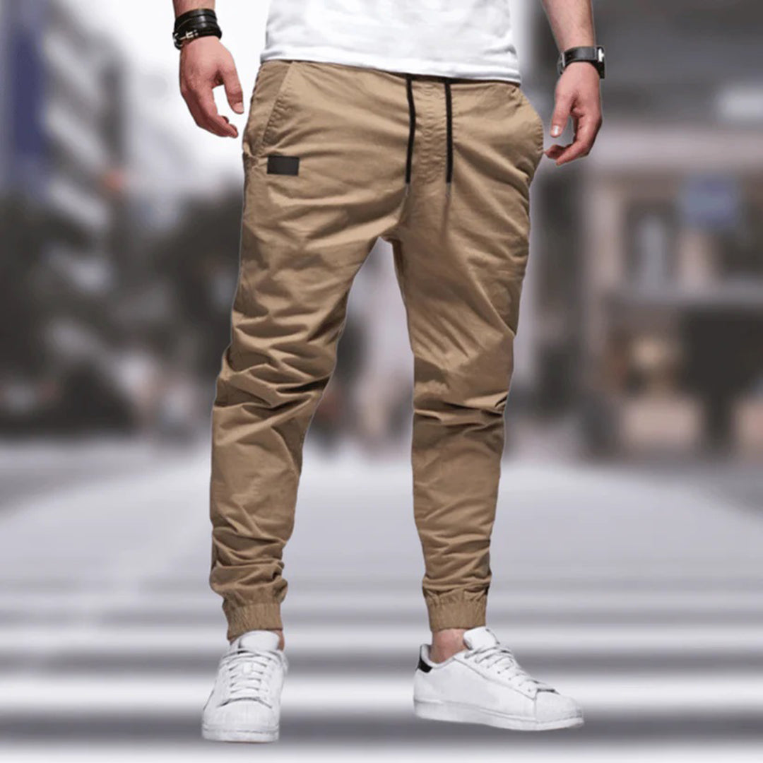 Noah | Men's Tapered Cotton Cargo Jogger Pants