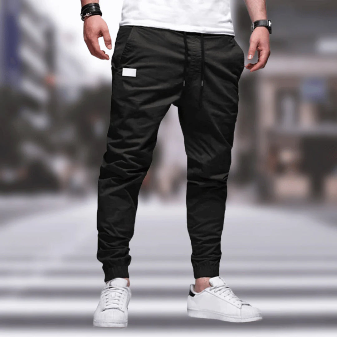 Noah | Men's Tapered Cotton Cargo Jogger Pants