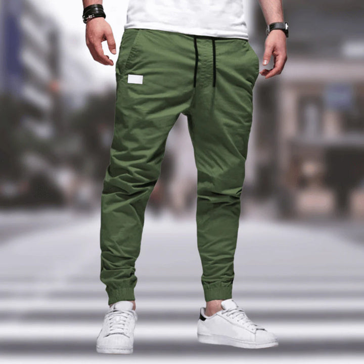 Noah | Men's Tapered Cotton Cargo Jogger Pants