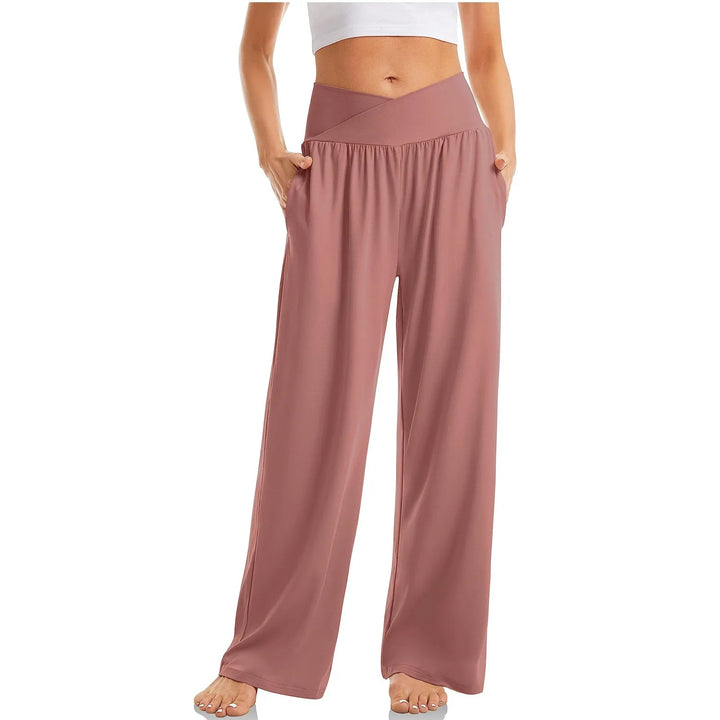 Hannah | Women's High Waist Crossover Yoga Pants